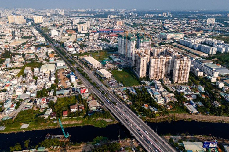 Akari City tọa lạc mặt tiền đại lộ Võ Văn Kiệt, cư dân di chuyển đến quận 1 chỉ 20 phút